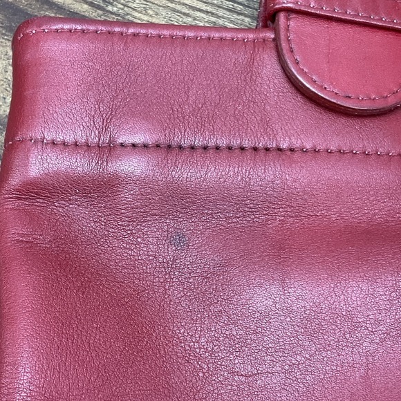 Vintage Coach Red Leather Soho Lafayette Tote Shoulder Bag Made In US W Tag 4140 - Picture 15 of 16